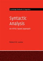 Syntactic Analysis | Robert D. (Ohio State University) Levine