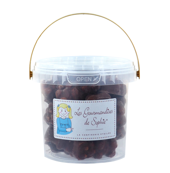 Galetusa cu bezele in forma de ursuleti inveliti in ciocolata - Oursons guimauve chocolat | Les Gourmandises de Sophie