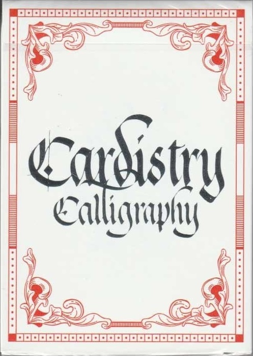 Carti de joc - Cardistry Calligraphy - Red | Magic Hub - 4 | YEO