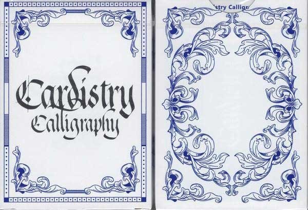 Carti de joc - Cardistry Calligraphy - Blue | Magic Hub