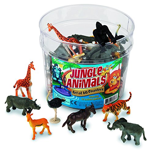 Set 60 figurine - Animale din jungla | Learning Resources