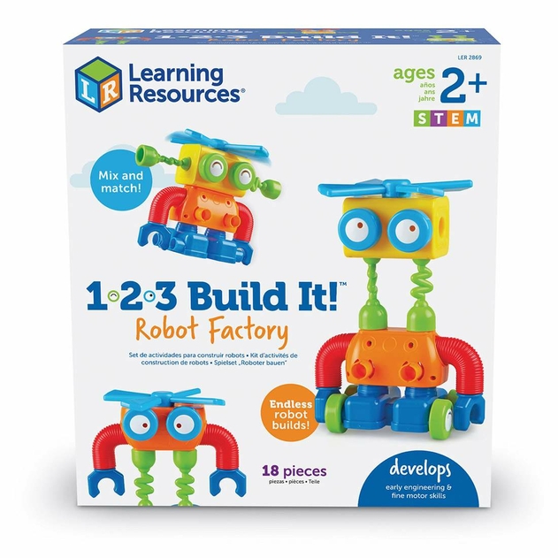 Set constructie - STEM - Build it! - Fabrica de roboti | Learning Resources - 1 | YEO