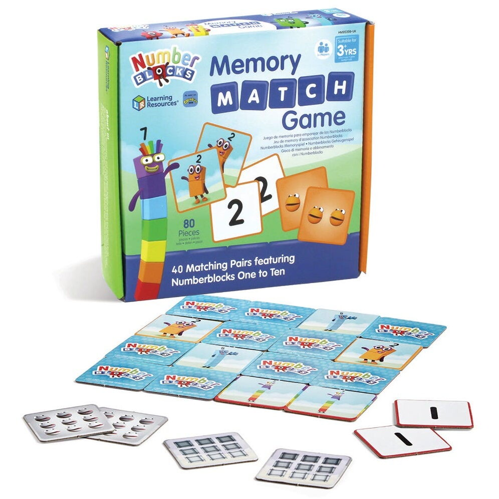 Joc educativ - Numberblocks - Memory Match | Learning Resources - 1