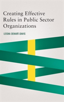 Creating Effective Rules in Public Sector Organizations | Leisha DeHart-Davis