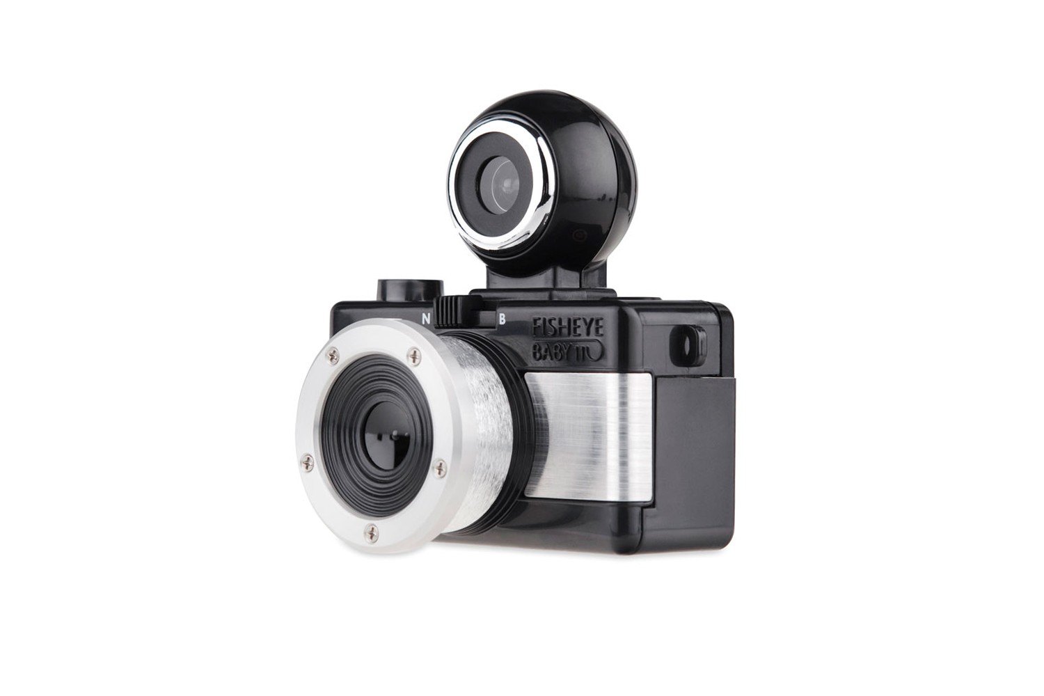 Aparat foto - Fisheye Baby - Metal Black | Lomography - 2 | YEO