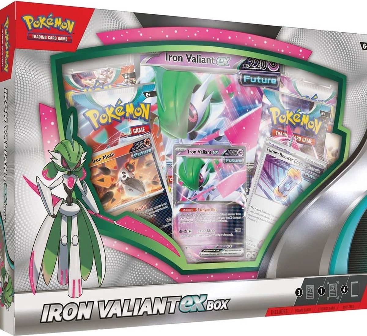 Pokemon TCG: Iron Valiant ex Box/ Roaring Moon ex box - doua modele | The Pokemon Company