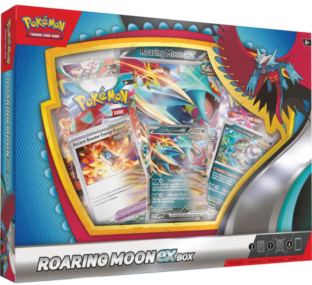 Pokemon TCG: Iron Valiant ex Box/ Roaring Moon ex box - doua modele | The Pokemon Company - 1 | YEO