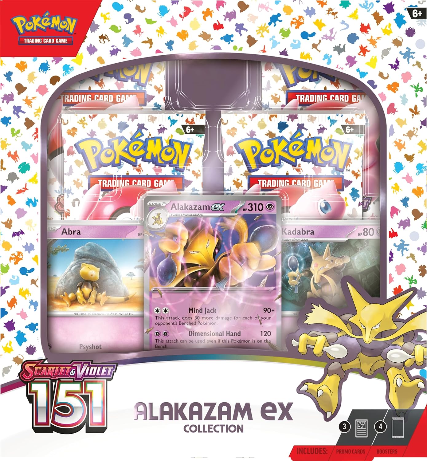 Pokemon TCG: Scarlet & Violet 151 - Alakazam ex Collection - mai multe modele | The Pokemon Company