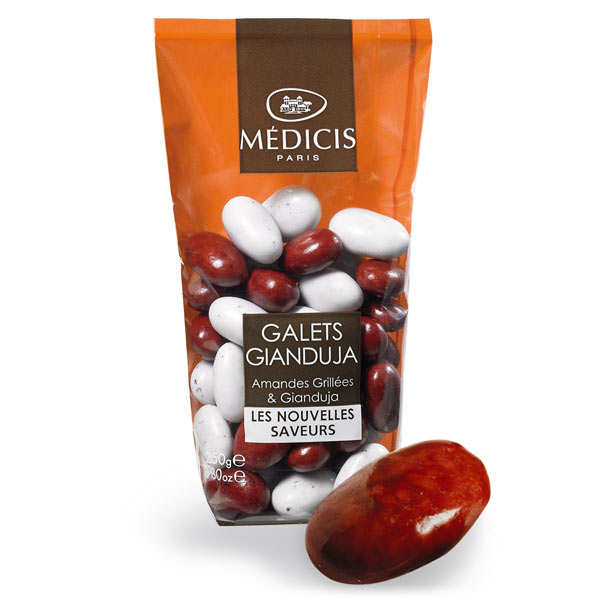  Migdale invelite in ciocolata - Gianduja Pebble | Medicis 