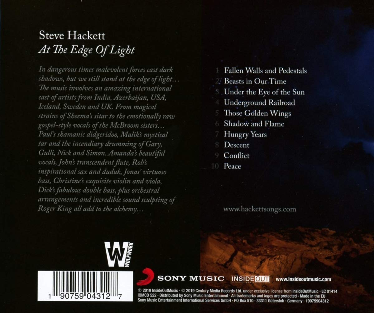 At The Edge of Light | Steve Hackett