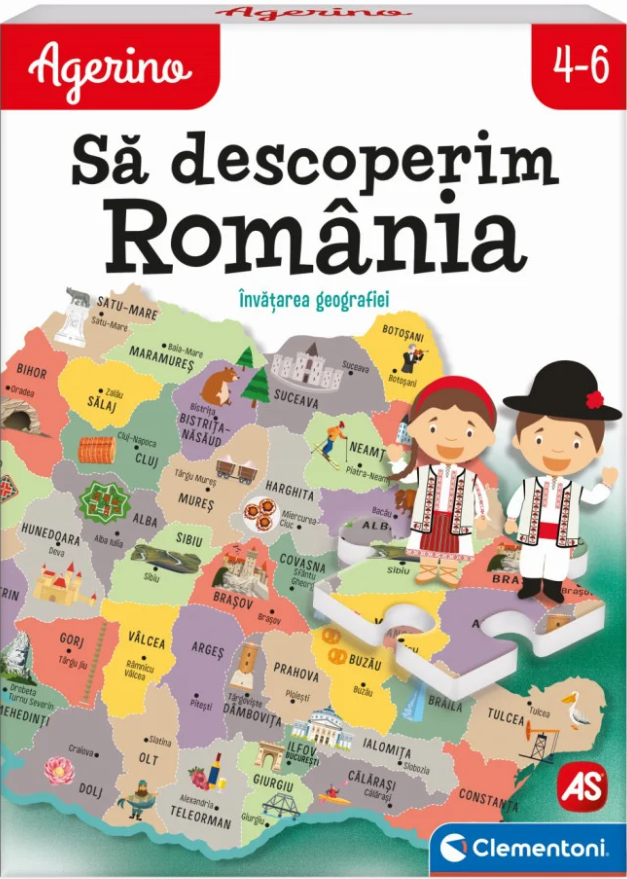 Joc educativ - Algerino sa descoperim Romania