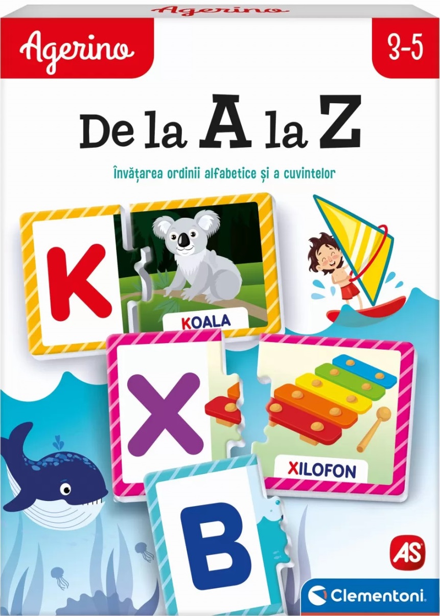 Joc educativ puzzle - Agerino de la A la Z | Clementoni