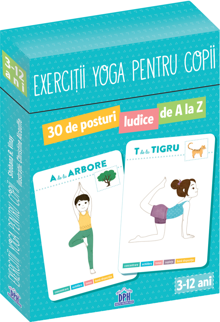 Exercitii Yoga pentru copii | Shobana R. Vinay carturesti.ro poza bestsellers.ro