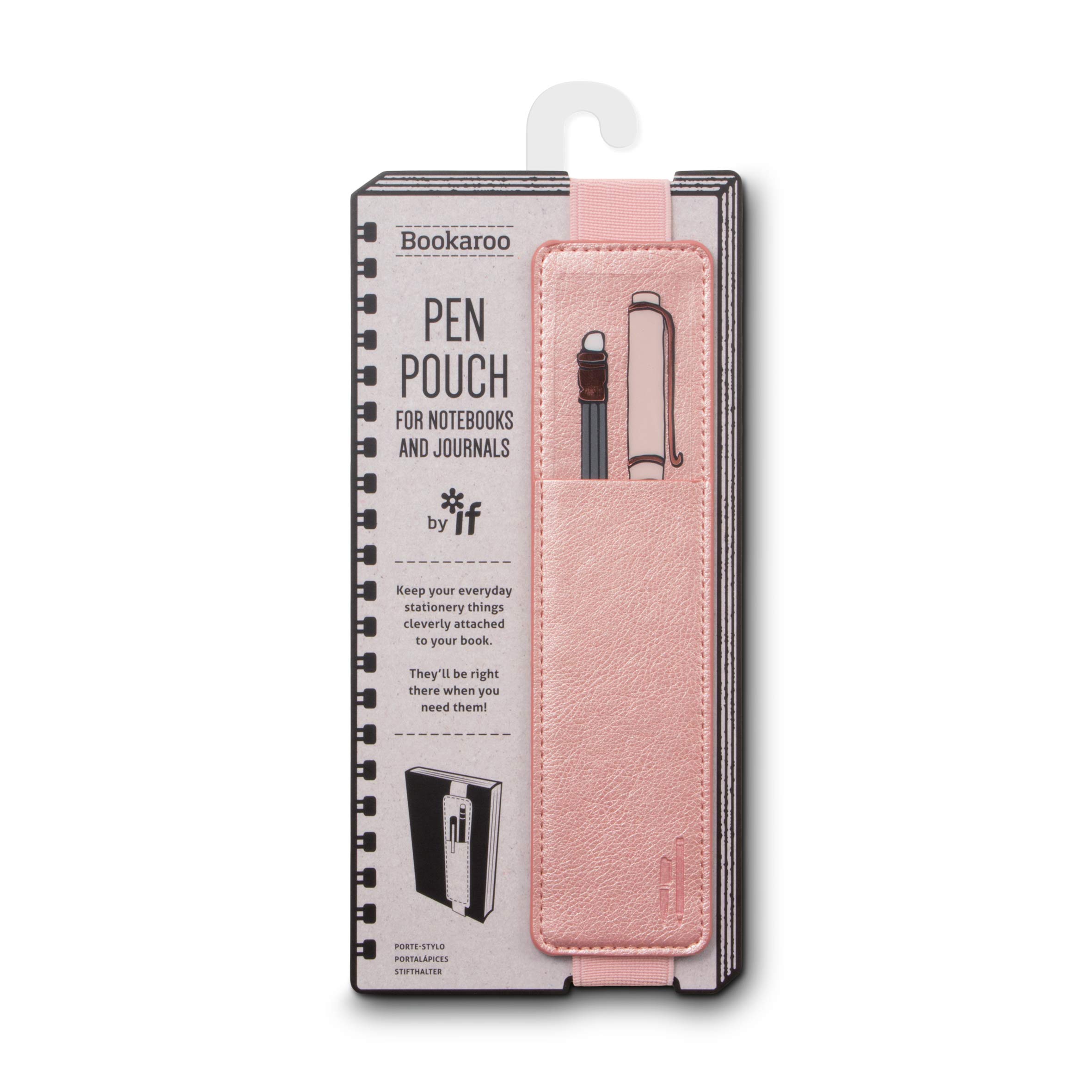 Semn de carte - Bookaroo Pen Pouch - Rose Gold | If (That Company Called)