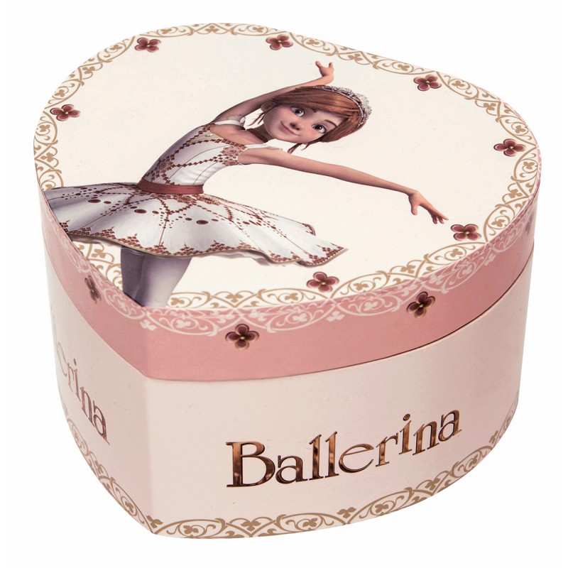 Cutie muzicala in forma de inima - Balerina | Trousselier - 2 | YEO