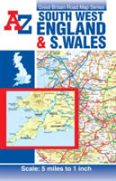 South West England & South Wales Road Map |