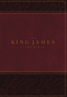 KJV, The King James Study Bible, Imitation Leather, Burgundy, Full-Color Edition | Thomas Nelson