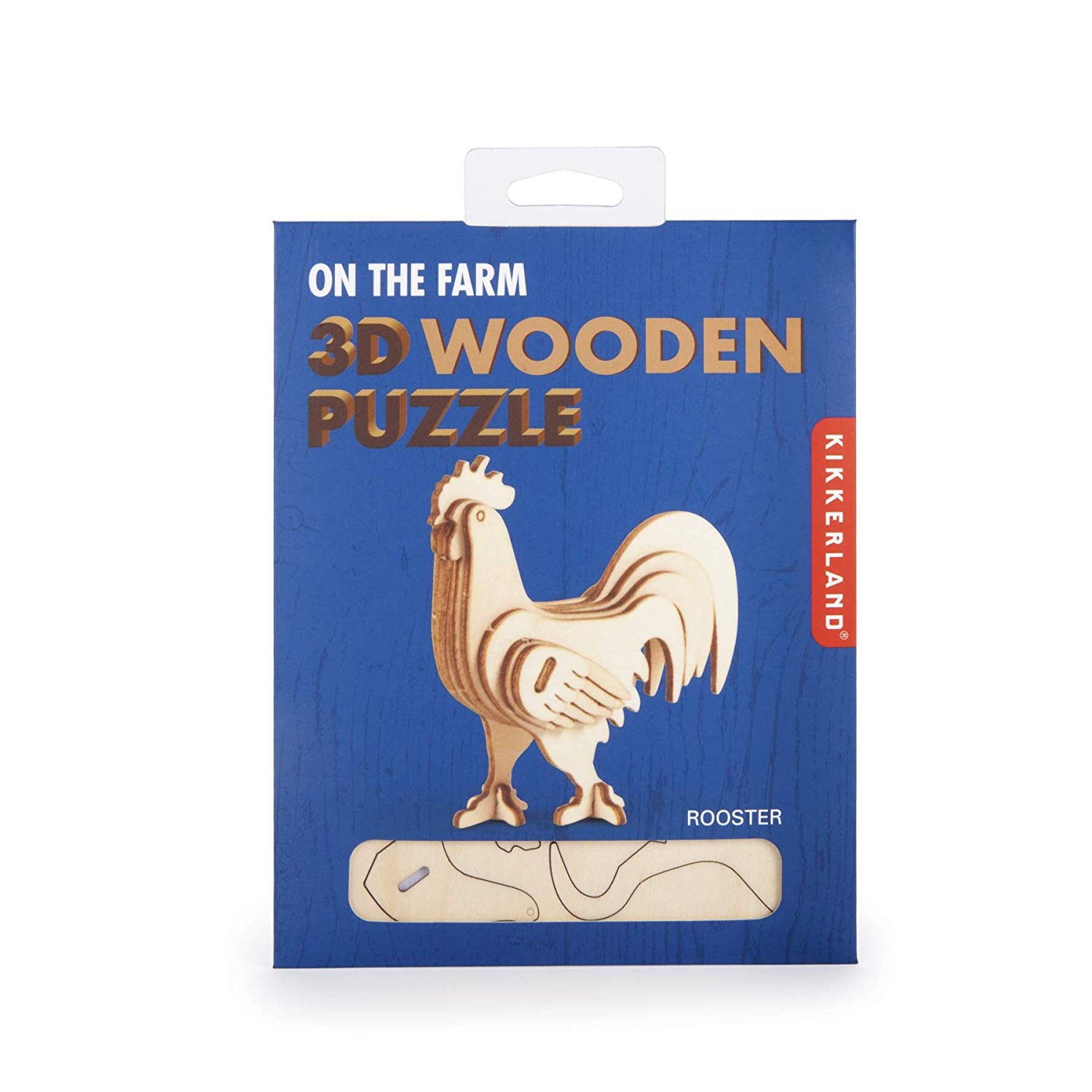 Puzzle 3D - Rooster | Kikkerland - 2 | YEO