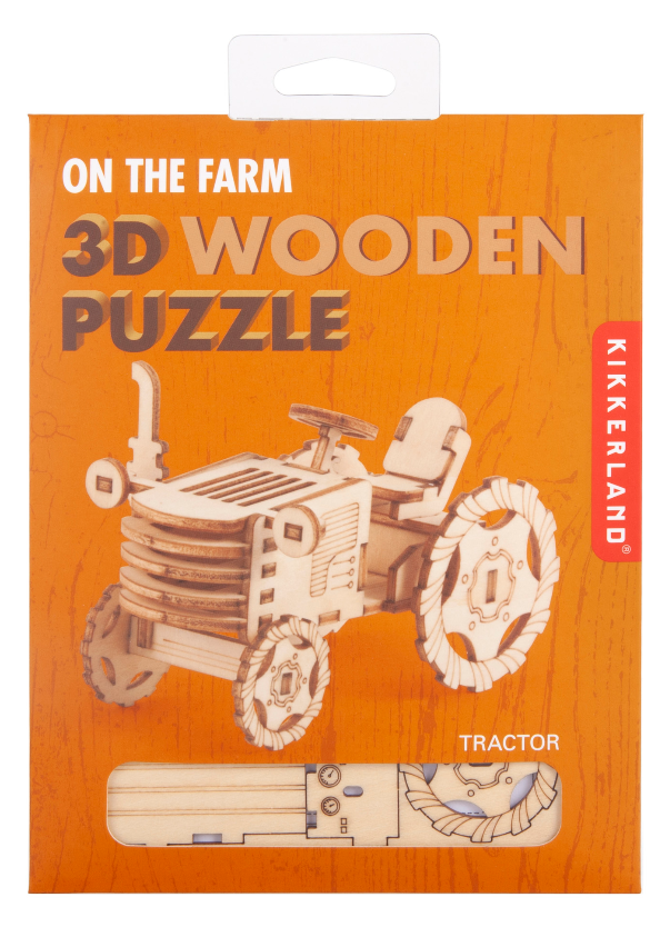 Puzzle 3D - Tractor | Kikkerland - 3 | YEO