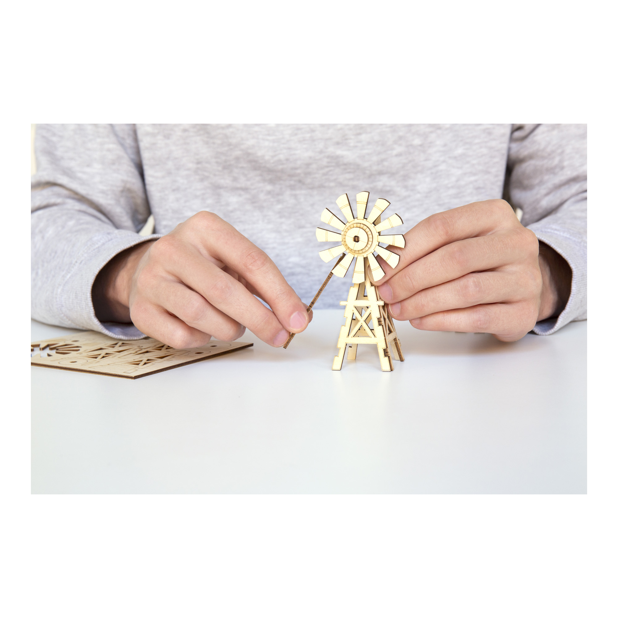 Puzzle 3D - Windmill | Kikkerland - imagine 3