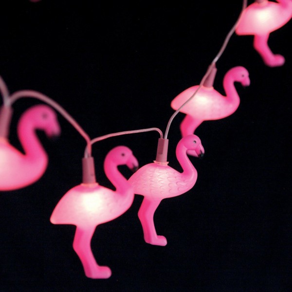 Pink Flamingo Party Lights | Rex London