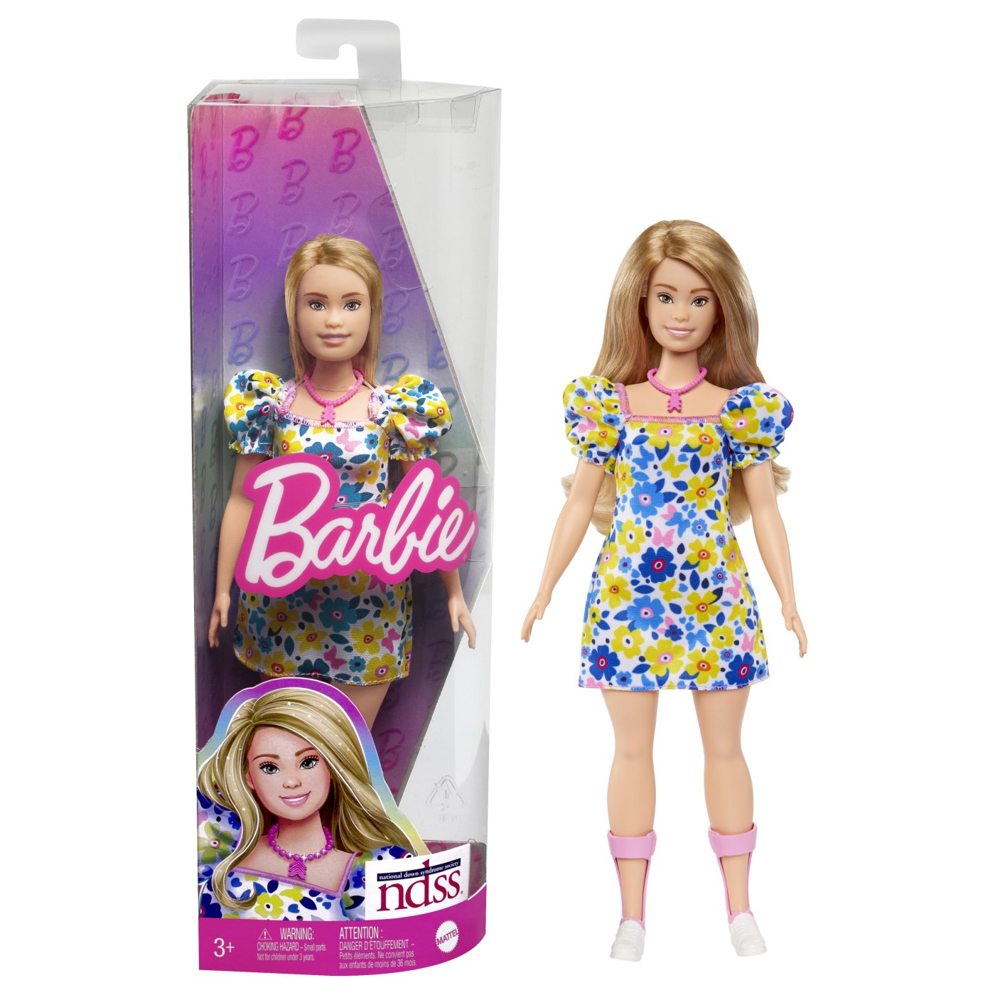 Papusa Barbie Fashionista blonda cu sindrom down | Mattel