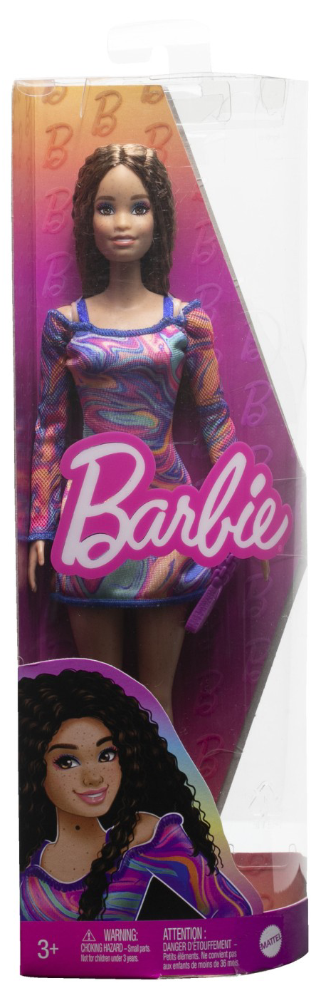 Papusa - Barbie Fashionista - Satena cu pistru | Mattel