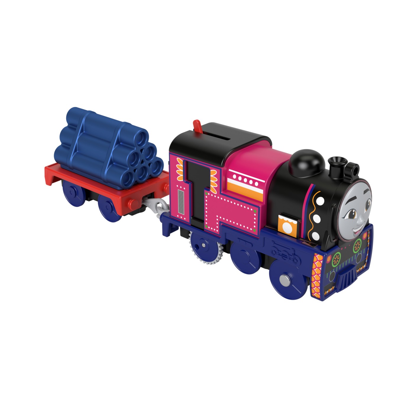 Thomas locomotiva motorizata - Ashima cu vagon | Fisher-Price - 7