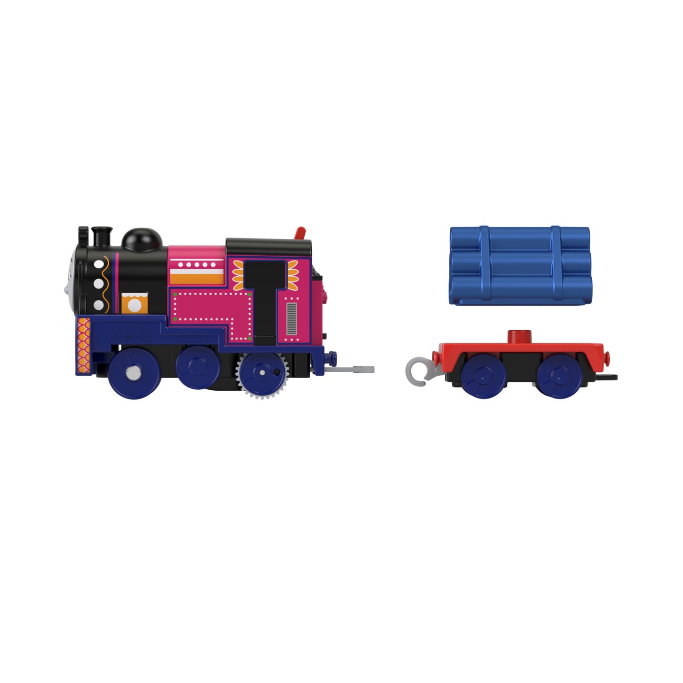 Thomas locomotiva motorizata - Ashima cu vagon | Fisher-Price - 3