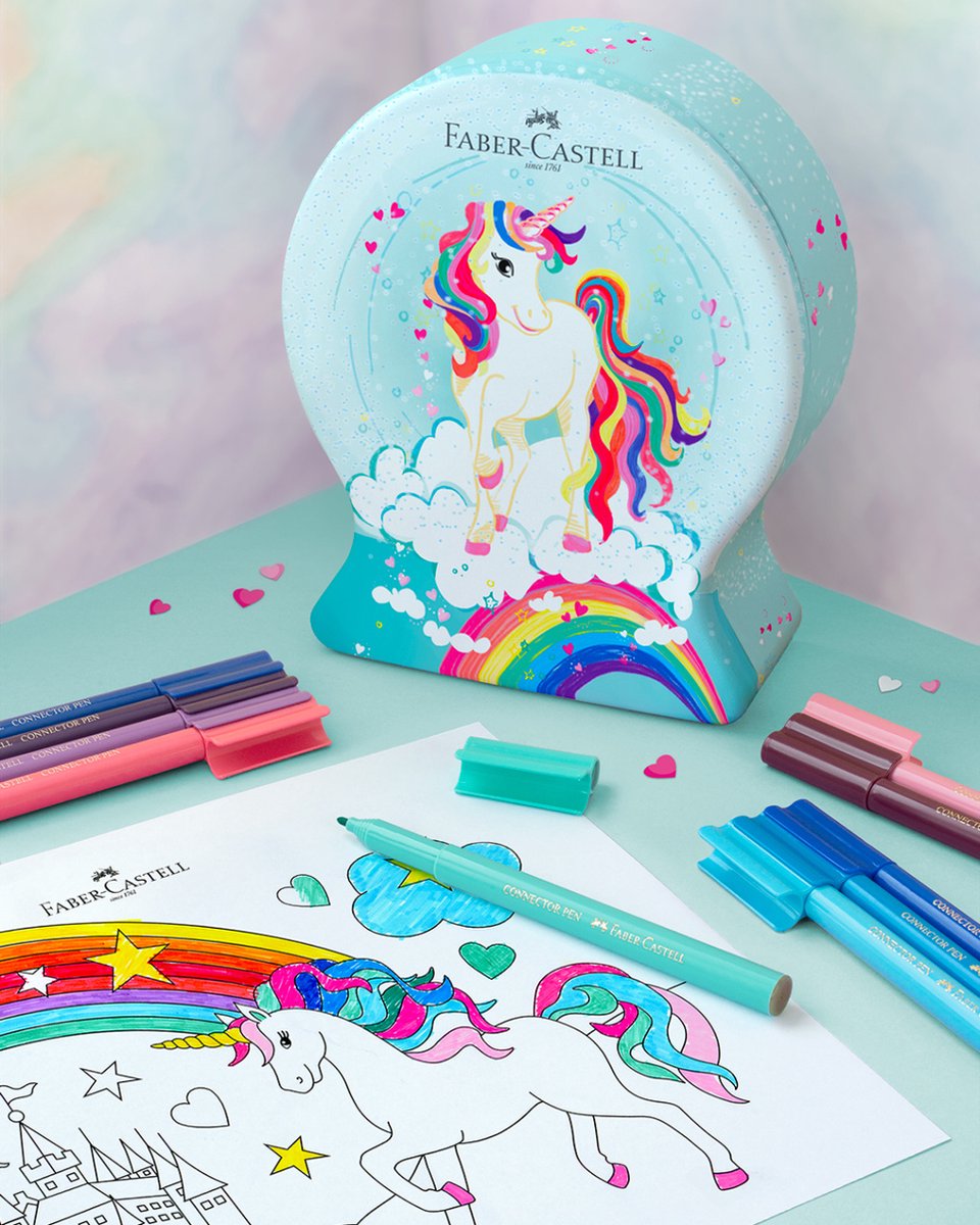 Set 33 carioci - Connector - Unicorn Box | Faber-Castell