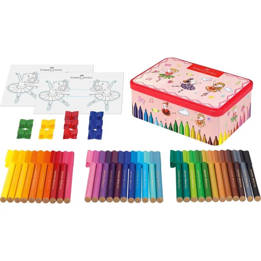 Set 33 carioci - Connector - Ballerina Box | Faber-Castell - 5 | YEO