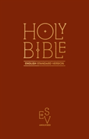 Holy Bible: English Standard Version (ESV) Anglicised Pew Bible (Burgundy Colour) |