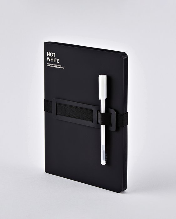 Carnet - Not White L Light - Black | Nuuna