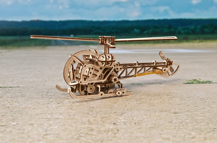 Set constructie - Mini Helicopter | Ugears - 4 | YEO