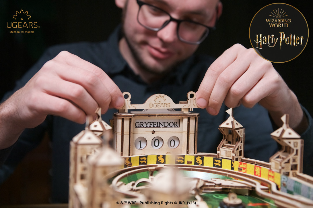 Set constructie - Quidditch Pinball | Ugears - 4 | YEO