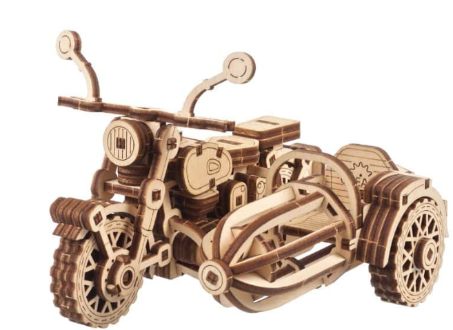 Set constructie - Hagrid’s Flying Motorbike | Ugears - 4 | YEO