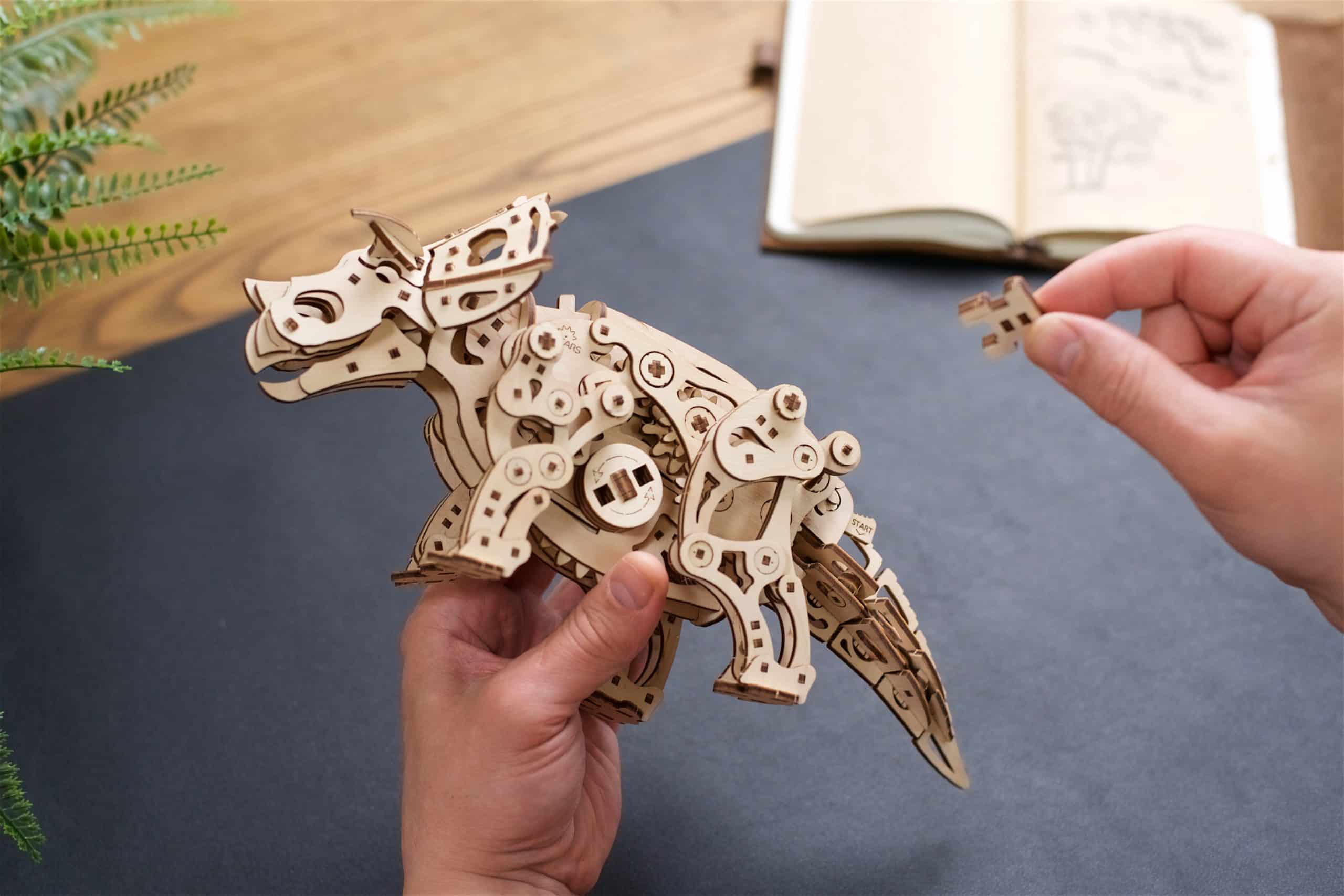 Puzzle mecanic - Triceratops | Ugears - 2 | YEO