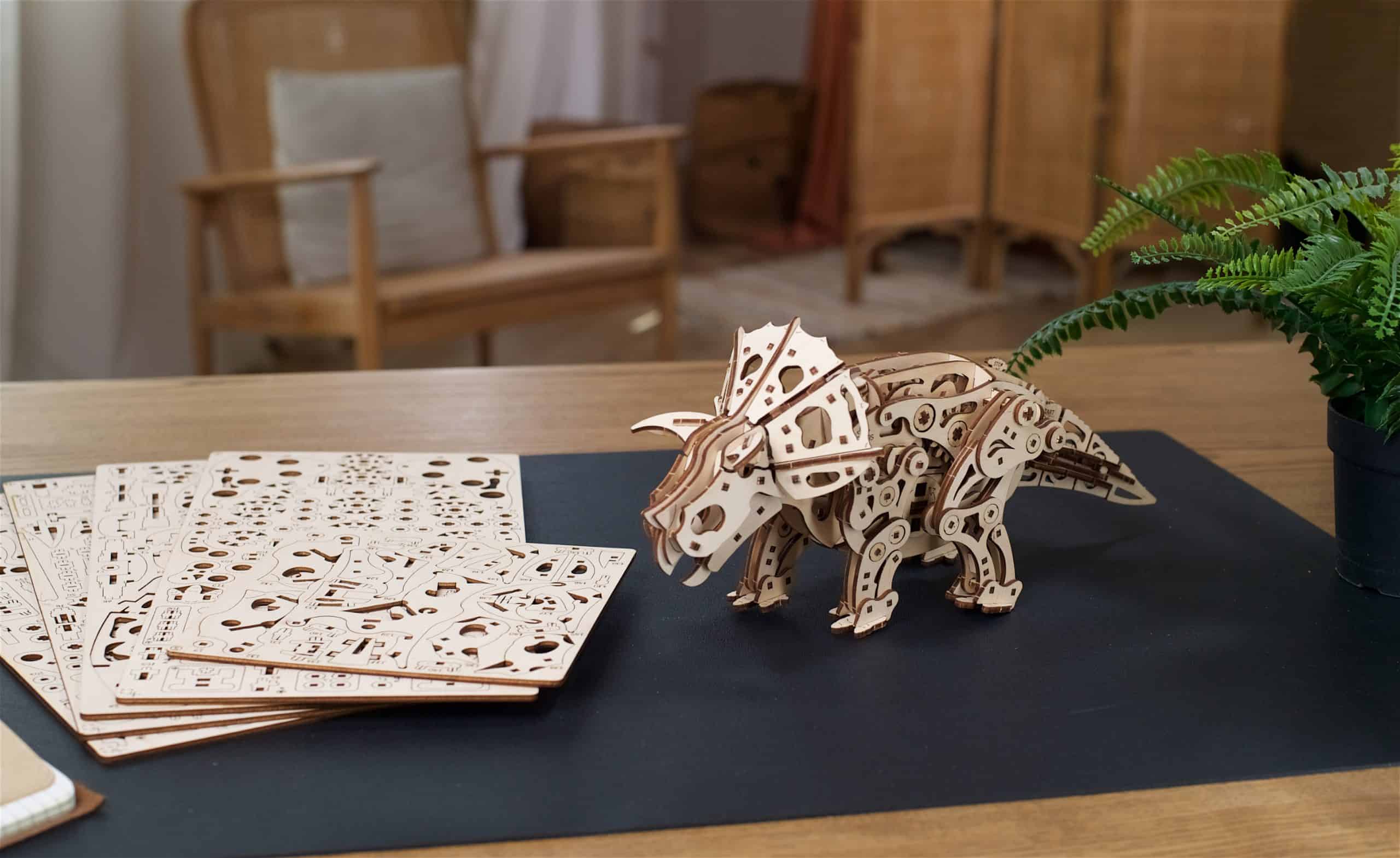 Puzzle mecanic - Triceratops | Ugears - 5 | YEO