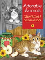 Adorable Animals GrayScale Coloring Book | Jane Maday