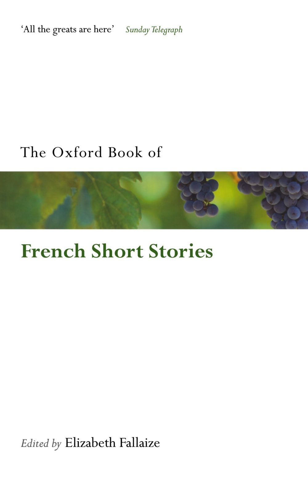 The Oxford Book of French Short Stories | 