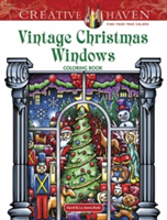 Creative Haven Vintage Christmas Windows Coloring Book | David Bodo