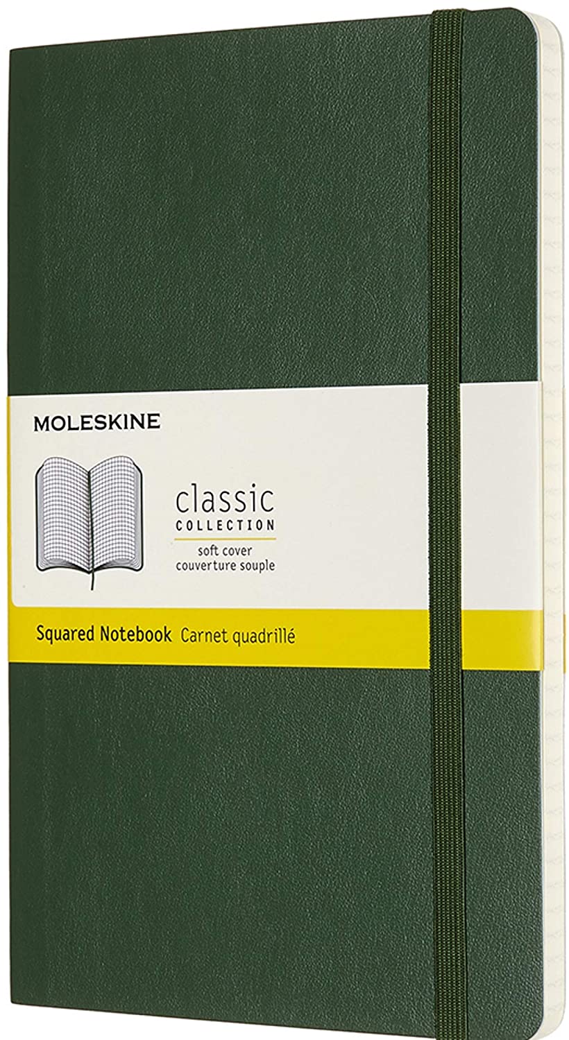 Carnet - Moleskine Classic - Soft Cover, Large, Squared - Myrtle Green | Moleskine image0