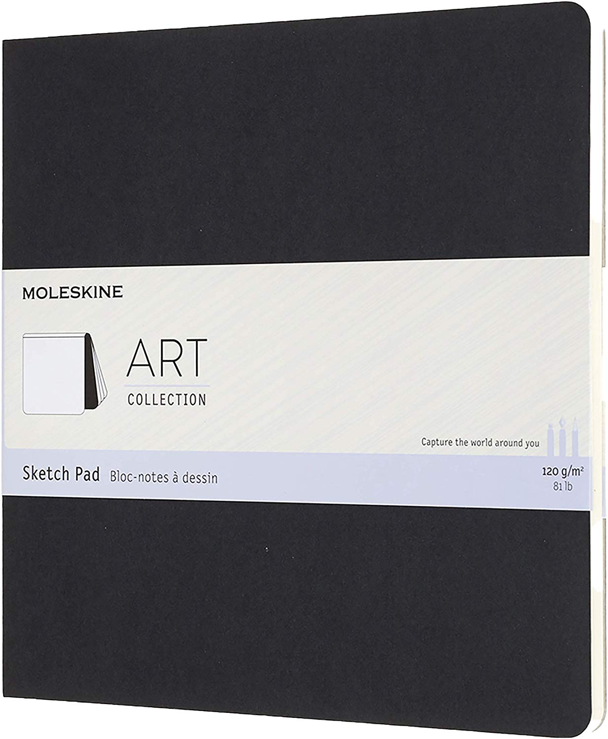 Carnet schite - Moleskine Art - Square, Plain - Black | Moleskine - 3 | YEO