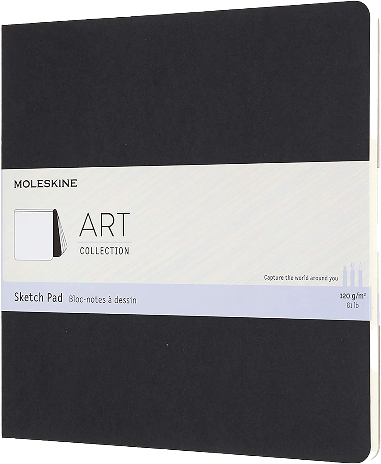 Carnet schite - Moleskine Art - Square, Plain - Black | Moleskine - 2 | YEO