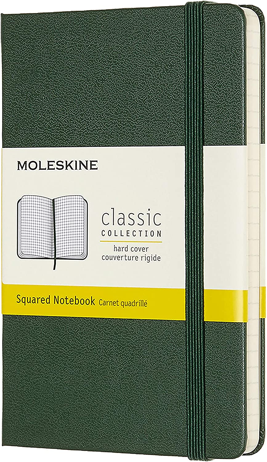 Carnet - Moleskine Classic - Pocket, Hard Cover, Squared - Myrtle Green | Moleskine - 4 | YEO