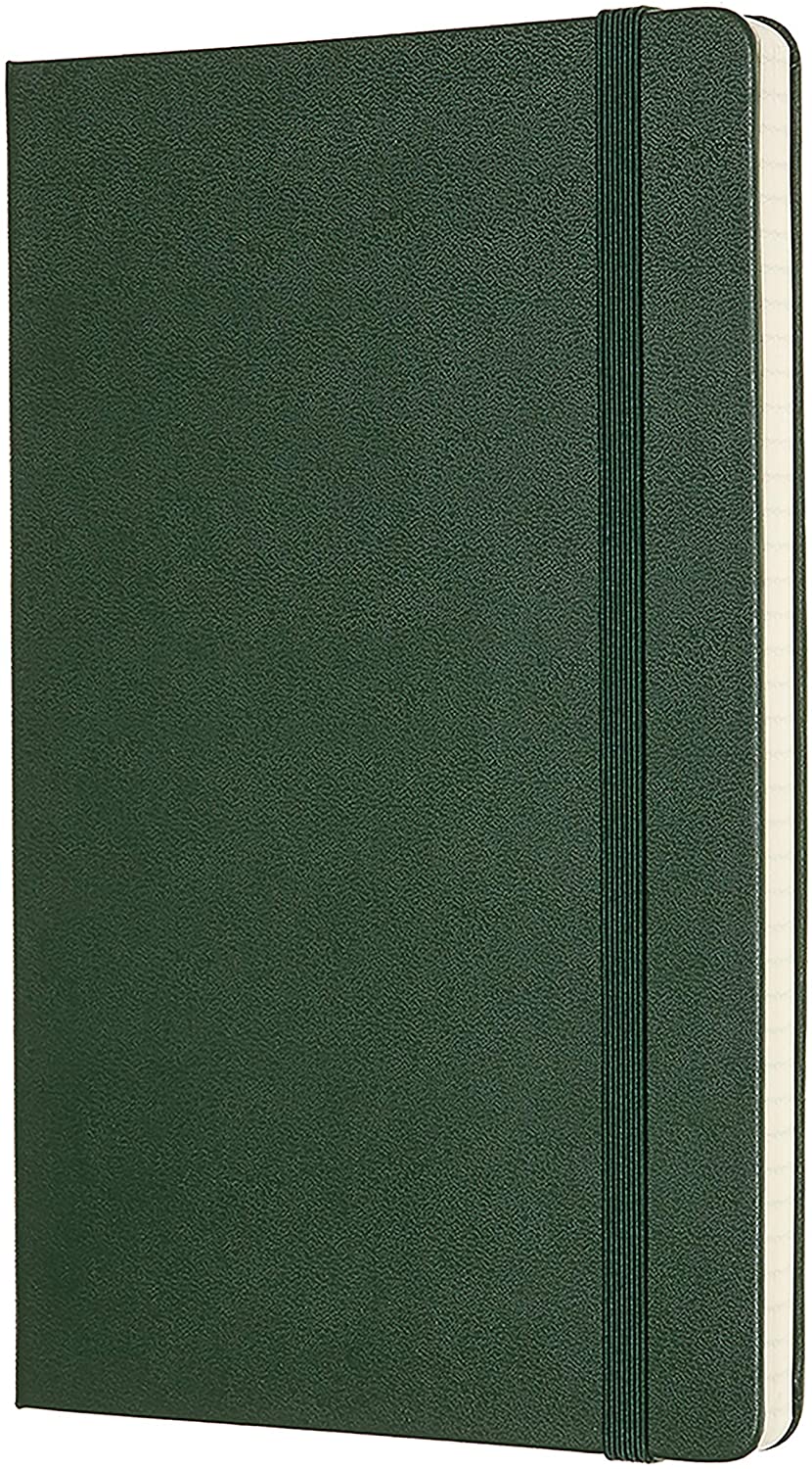 Carnet - Moleskine Classic - Large, Hard Cover, Squared - Myrtle Green | Moleskine