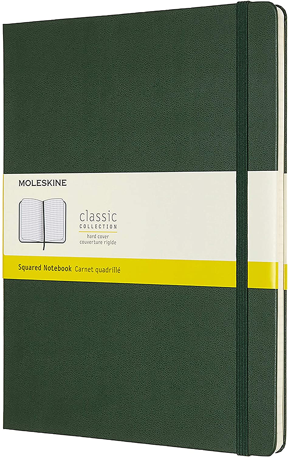 Carnet - Moleskine Classic - X-Large, Hard Cover, Squared - Myrtle Green | Moleskine - 4 | YEO