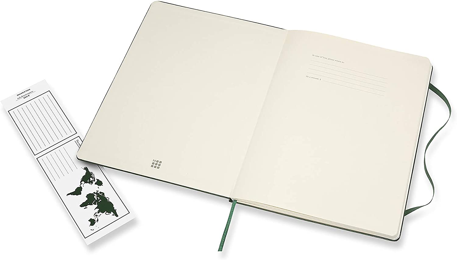 Carnet - Moleskine Classic - X-Large, Hard Cover, Squared - Myrtle Green | Moleskine - 1 | YEO