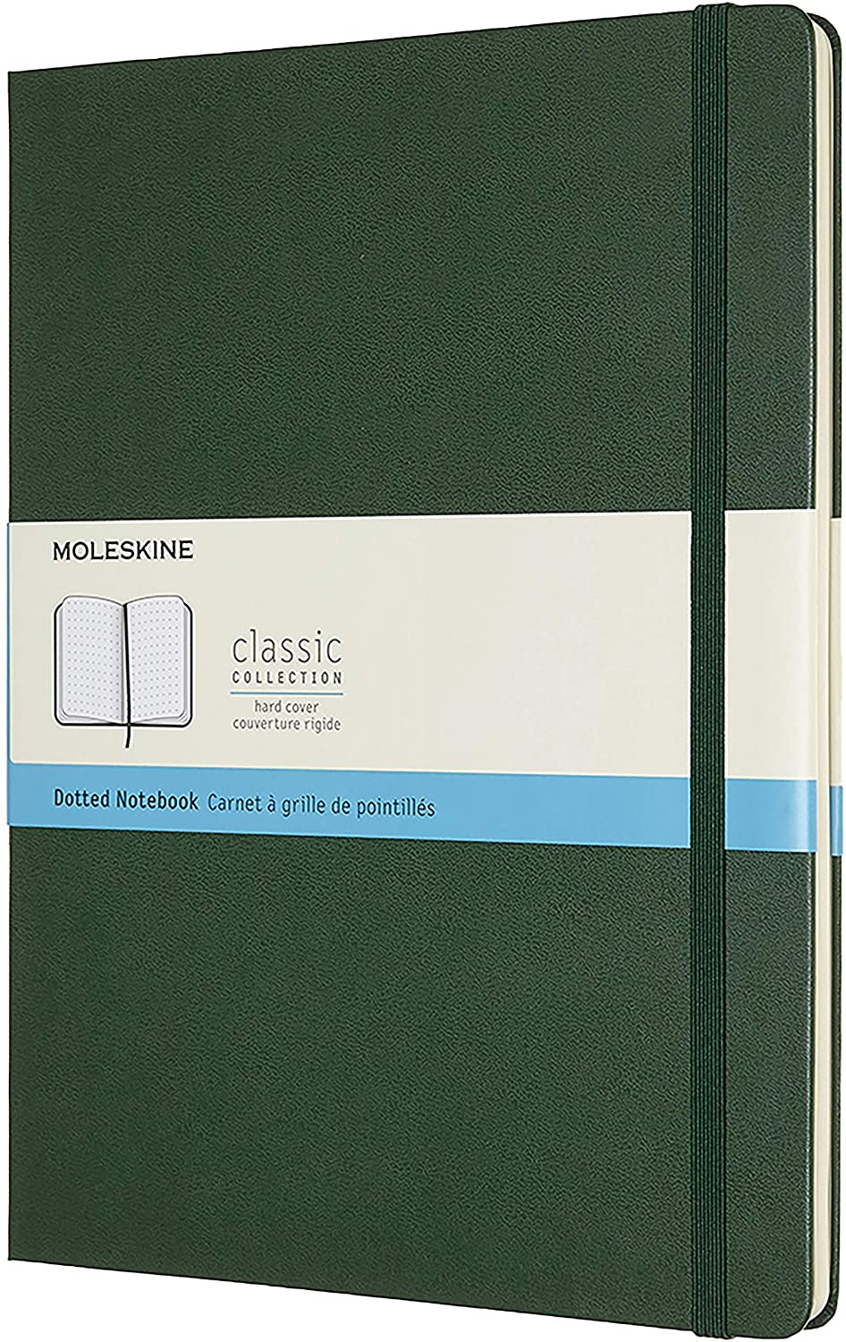 Carnet Moleskine - Classic Dotted XL Notebook Hardcover - Myrtle Green | Moleskine