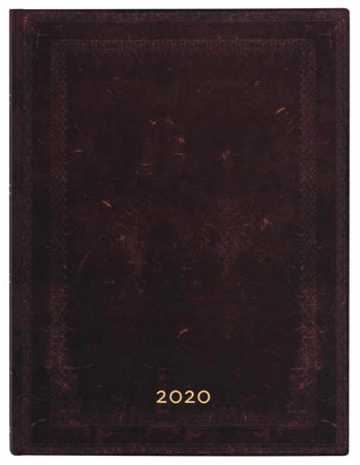 Agenda 2020 - Black Moroccan Bold- Day-at-a-Time, Ultra | Paperblanks